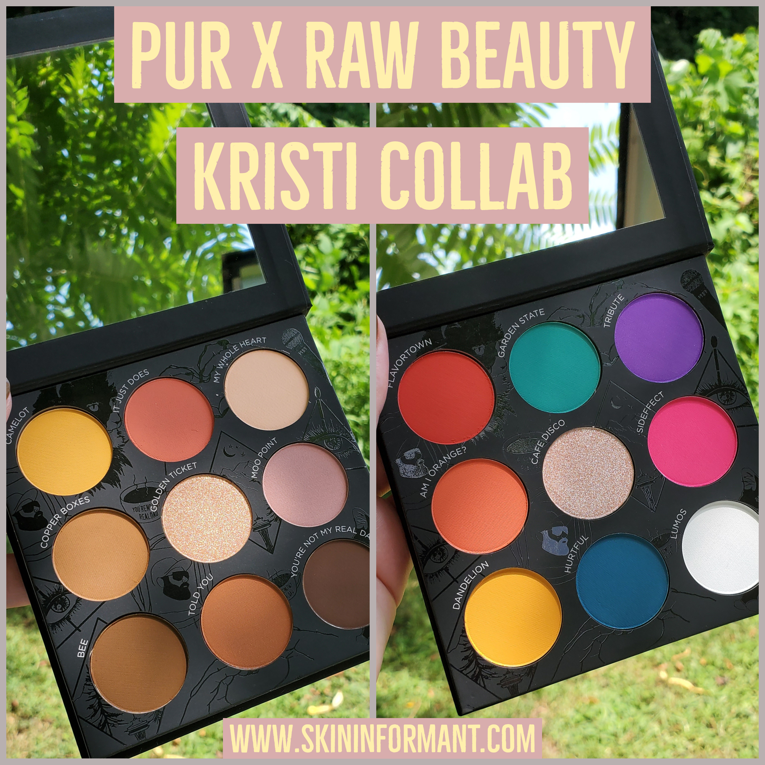 Pur x Raw Beauty Kristi Collaboration Palette Review
