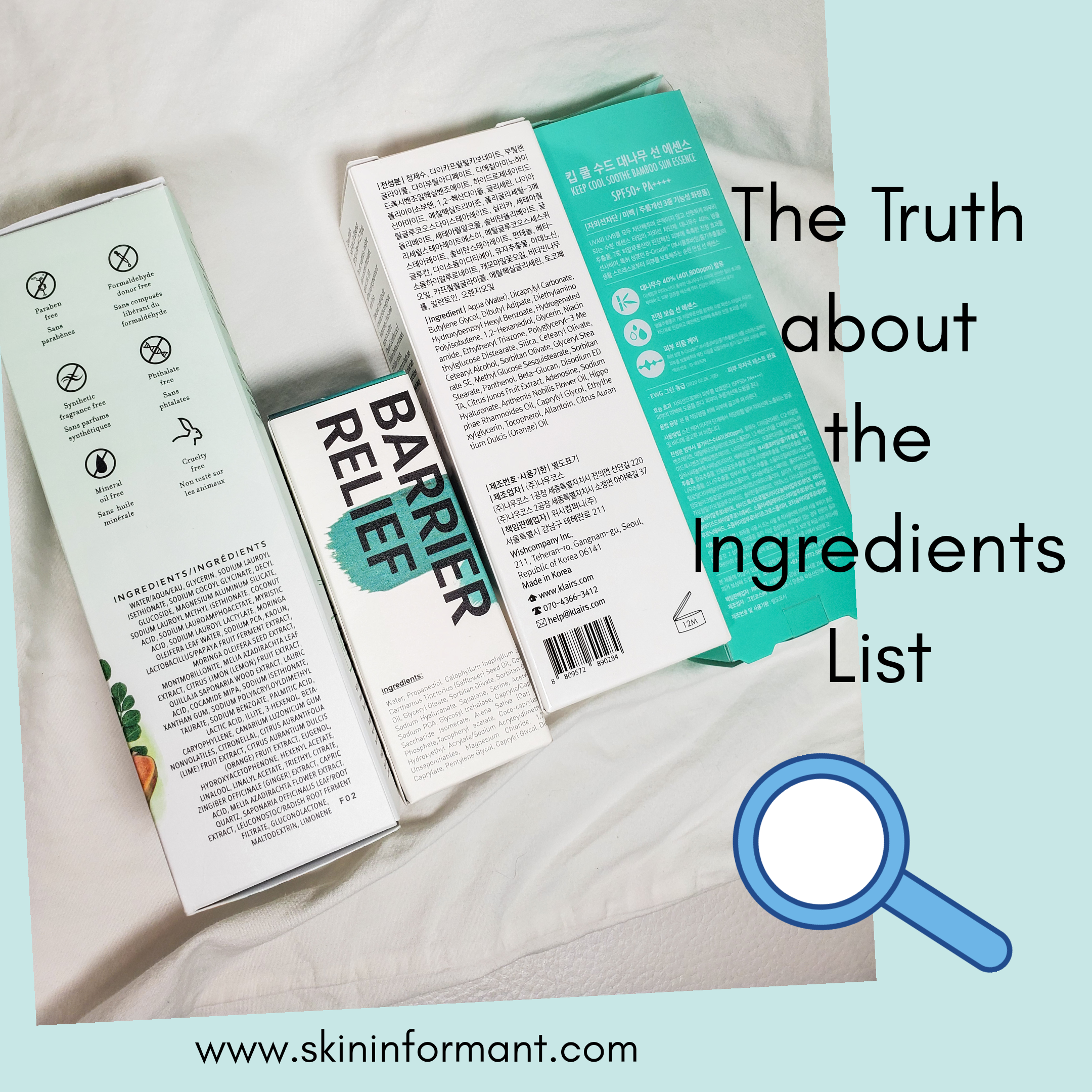 The Truth about your Skincare Ingredients Label