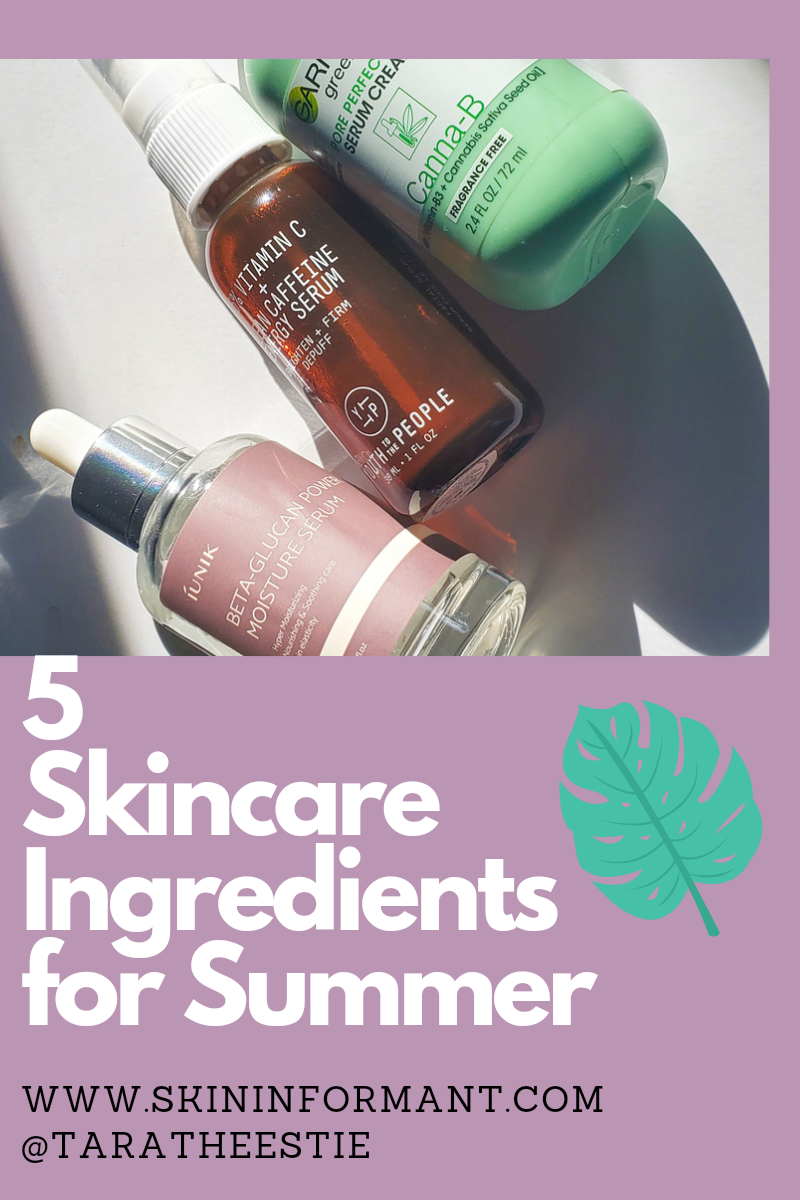 You Need These 5 Skincare Ingredients for Summer